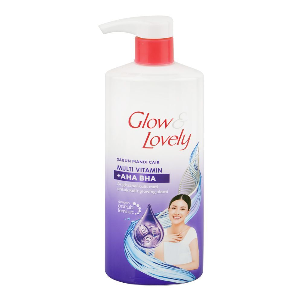 Glow & Lovely Multi Vitamin + AHA BHA BODY WASH 550ML