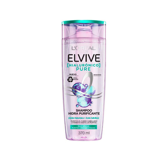 LOREAL ELVIVE HIALURONICO PURE SHAMPOO 370ML
