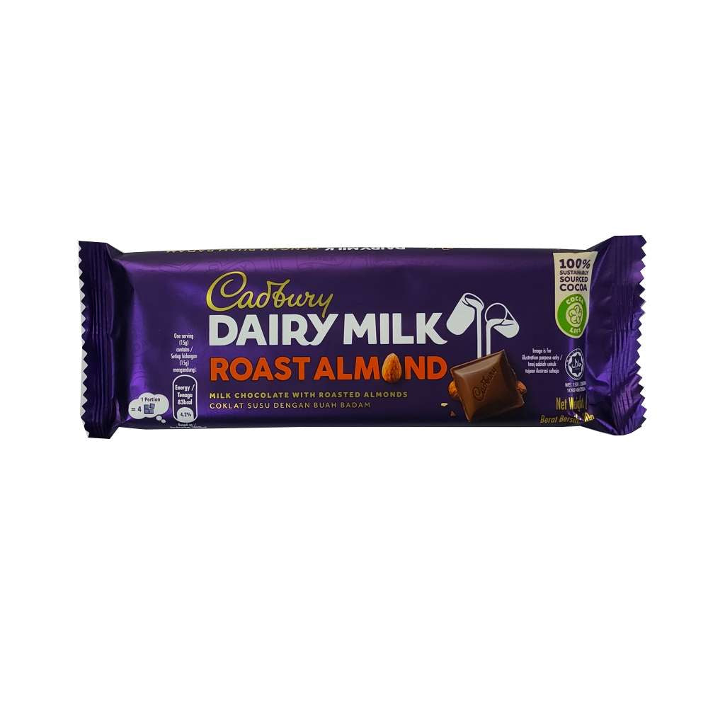 Dairy Milk Roast Almond 38gm