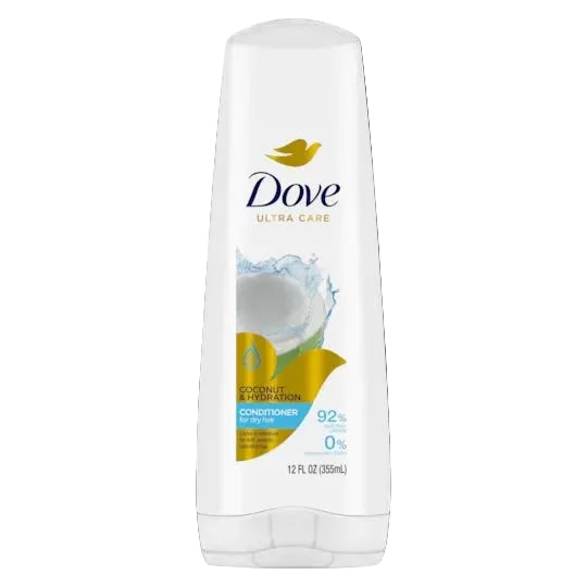 Dove Ultra Care Coconut & Hydration Condition 355 ML made in usa