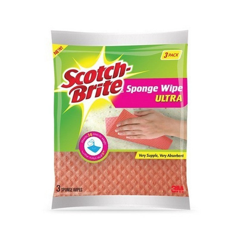 Scotch Brite Sponge Wipes 3Pcs
