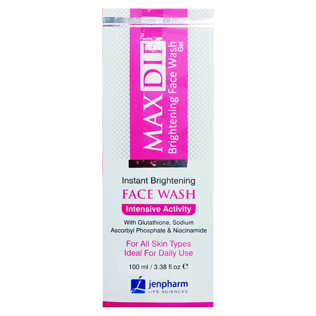 Maxdif Brightening Face Wash Gel, 100ml