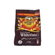 NATURE'S OWN WHITE OATS 1KG