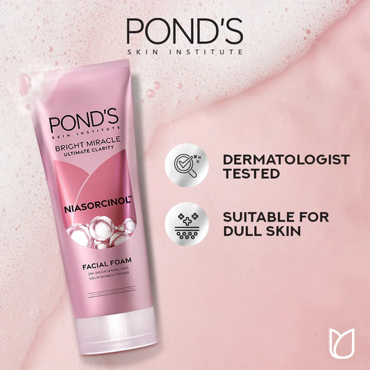 PONDS BRIGHT MIRACLE FACIAL FOAM 100G