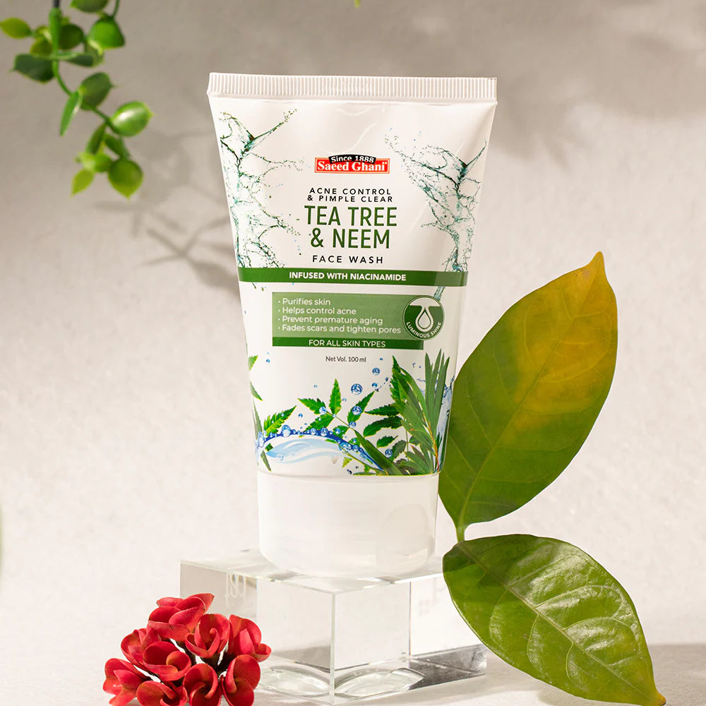 Saeed Ghani Tea tree and Neem Purifying Face Wash, 100ml