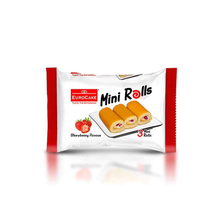 Euro Cake Mini Swiss Roll 3 Rolls