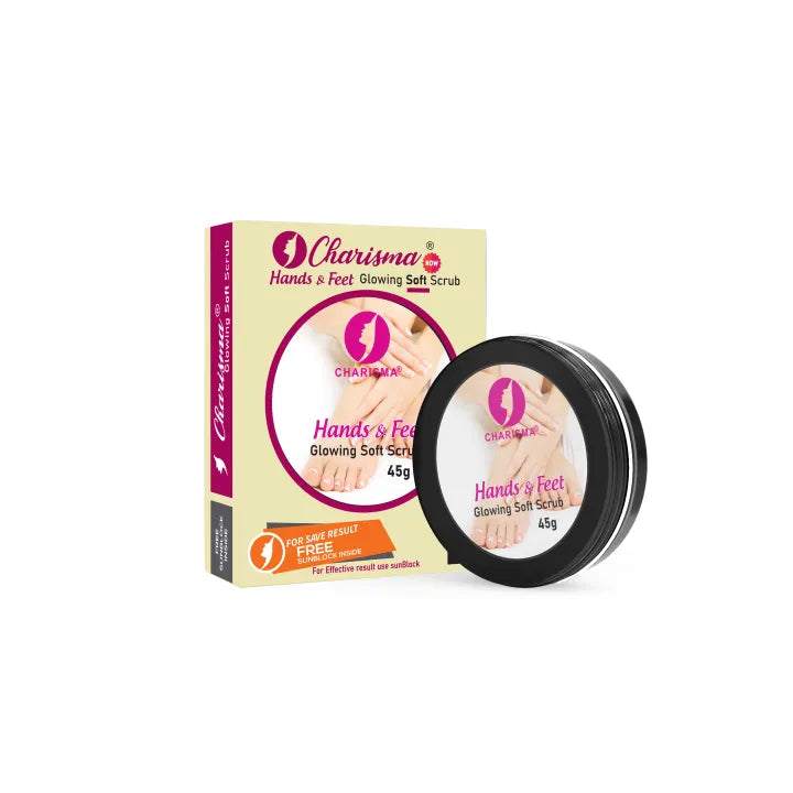 Charisma Cosmetics - Hand And Feet 45g Fairness of Underarm & Body parts, lightening Scrub cream