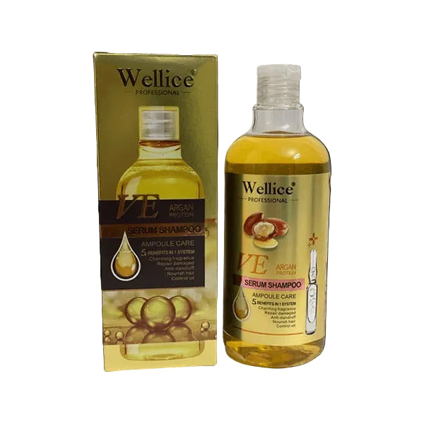 WELLICE VE ARGAN PROTEIN SERUM SHAMPOO 500G