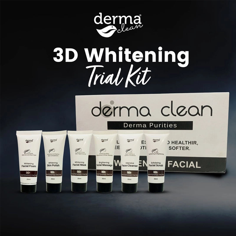 Derma Clean 3d Whitening Facial Kit – 6 PCS