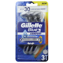 gillette blue 3 disposible razor 3 pcs