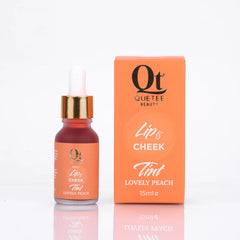 Quetee Lips and Cheeks Tints water proof lips tint cheek tint 15ml