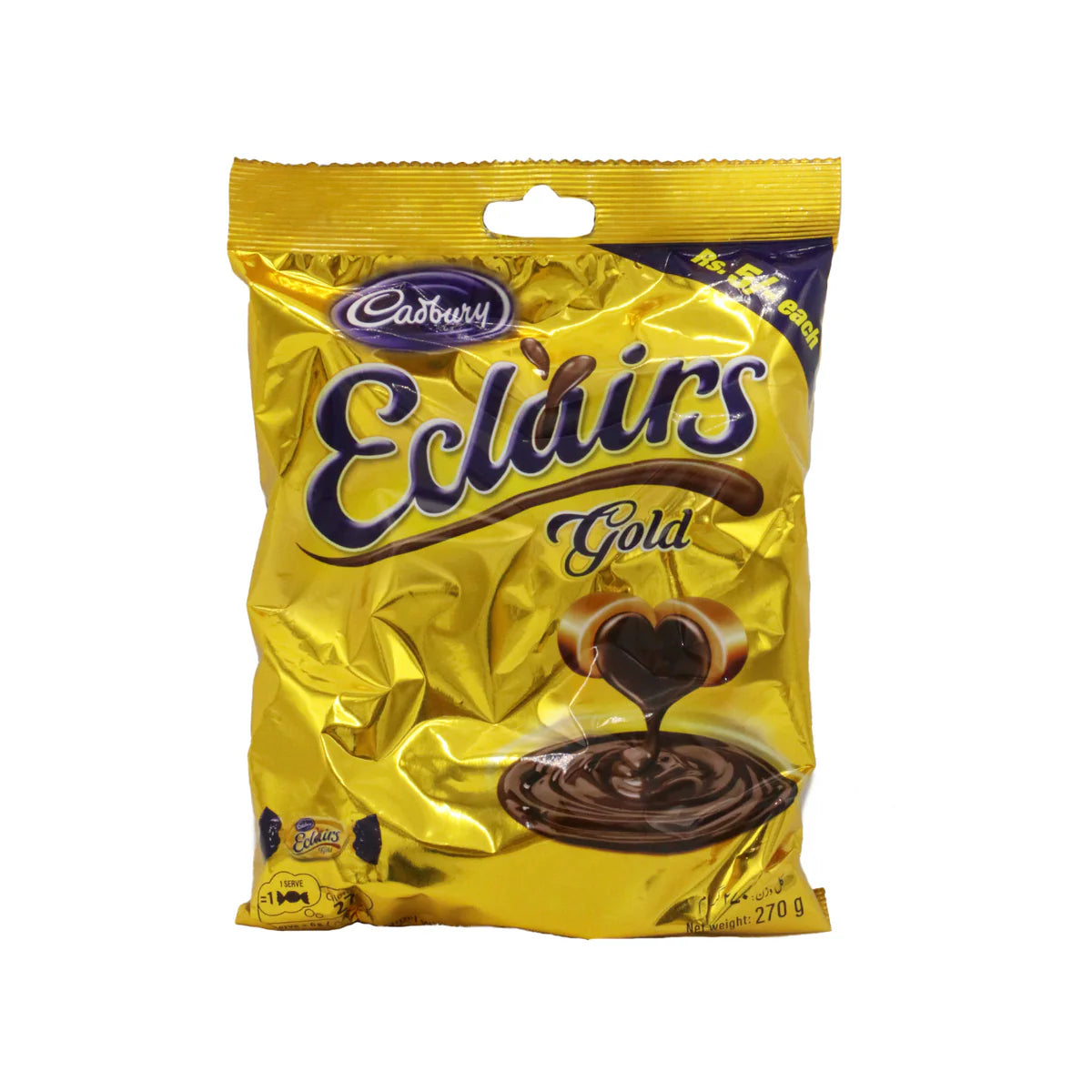 Cadbury candy eclairs gold 180g