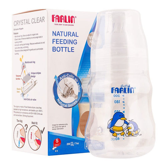 Farlin Wide Neck Natural Feeding Bottle, 200ml