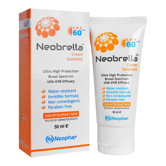 Neophar Skin Sciences Neobrella SPF60 Cream Sunblock PA+++, 50ml