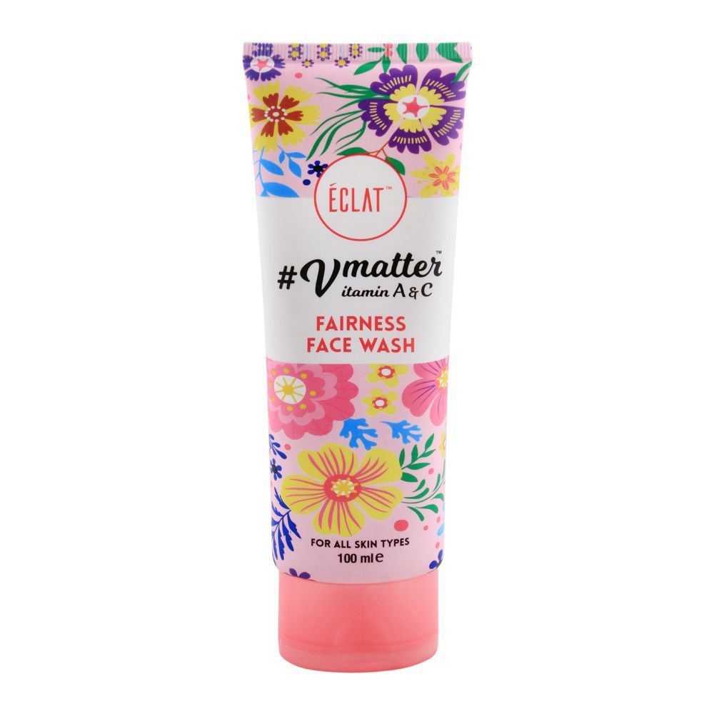 Eclat Vmatter Vitamin A & C Fairness Face Wash, For All Skin Types, 100ml
