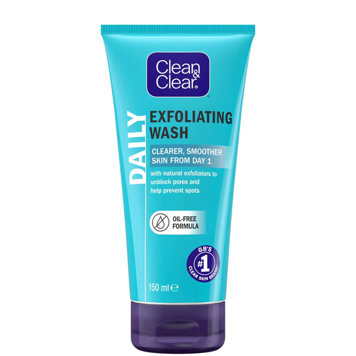 CLEAN & CLEAR EXFOLIATING DAILY WASH 150ML