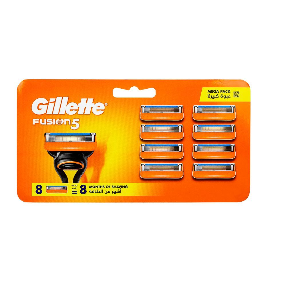 GILLETTE FUSION 5 BLADES 8PC