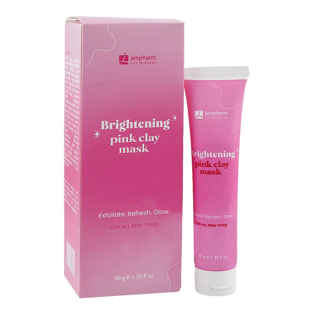 Jenpharm Brightening Pink Clay Mask 40g