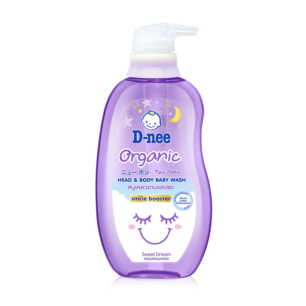 D-nee Organic Head & Body Baby Wash 600ML