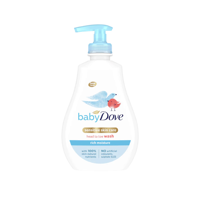 DOVE BABY HEAD TO TOE WASH 400ML PUMP