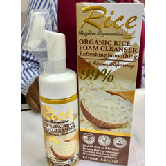 Wokali Organic Rice Foam Cleanser Refreshing Soothing 99%