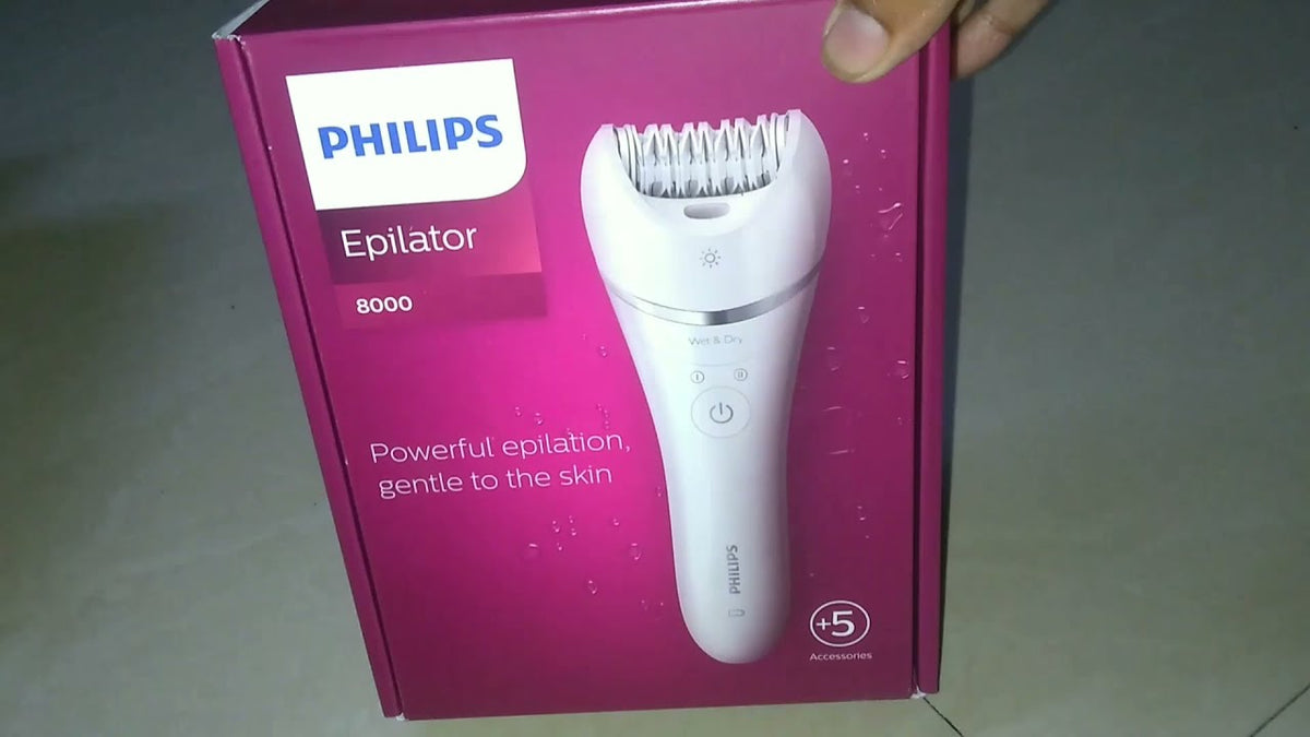 Philips Cordless Epilator unboxing