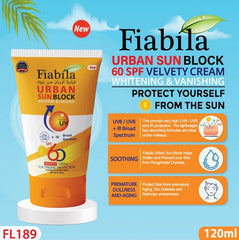 Fiabila Urban Sun Block SPF 60 Whitening & Vanishing – 120ML