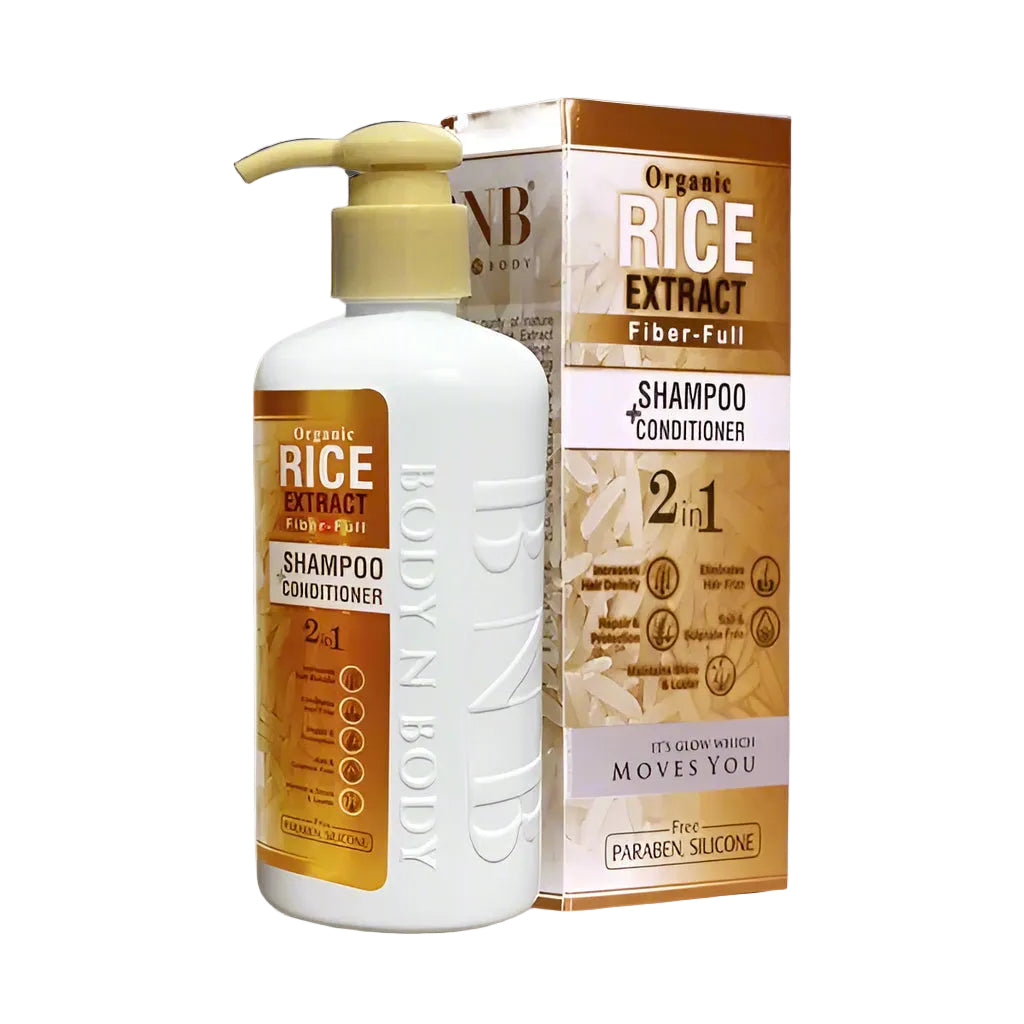 BNB RICE 2IN1 SHAMPOO+CONDITIONER 250ML