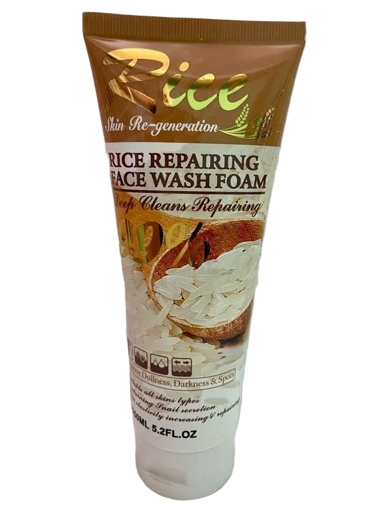 Wokali Rice Repairing Face Wash Foam 150ml