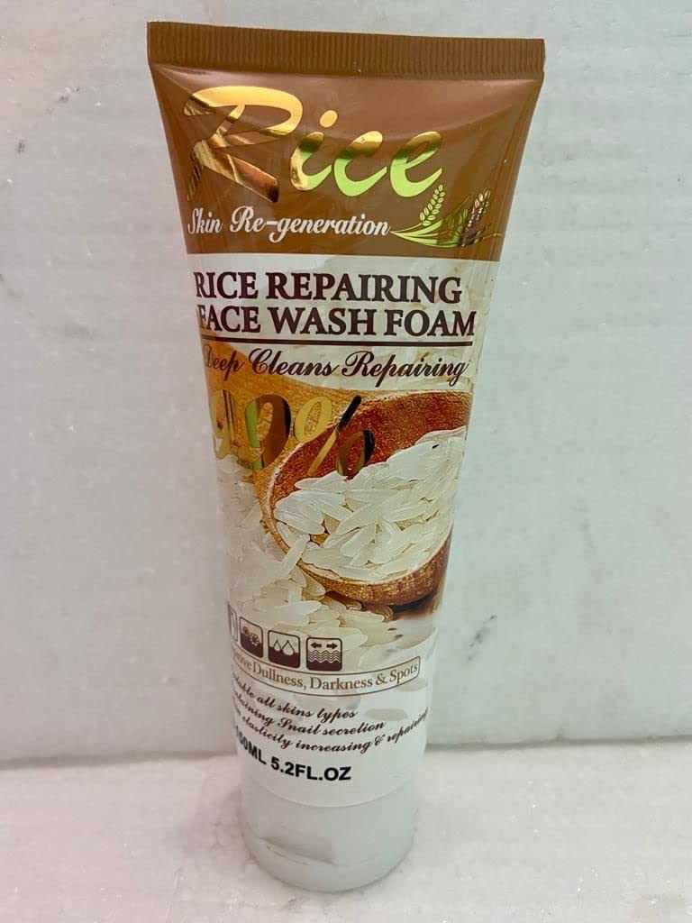 Wokali Rice Repairing Face Wash Foam 150ml