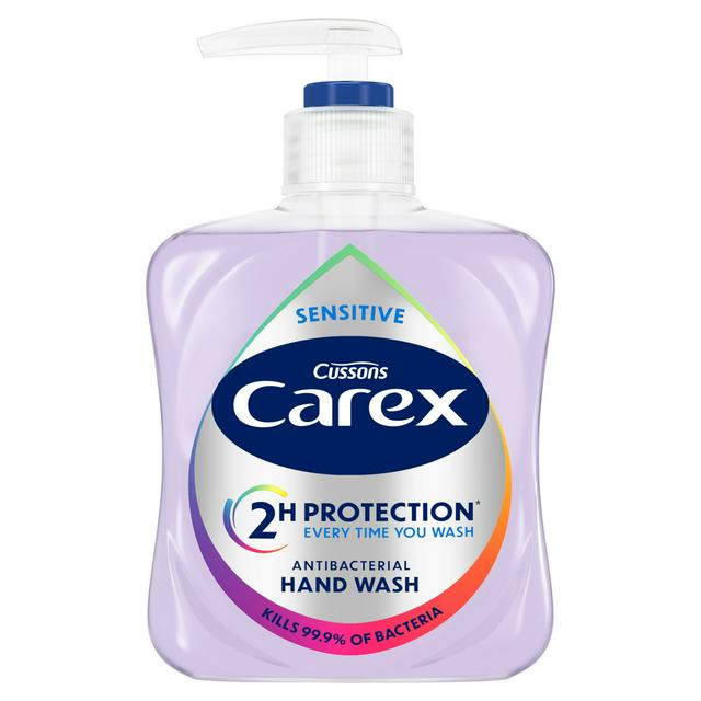 Carex Sensitive 2H Protection Antibacterial Handwash 250m