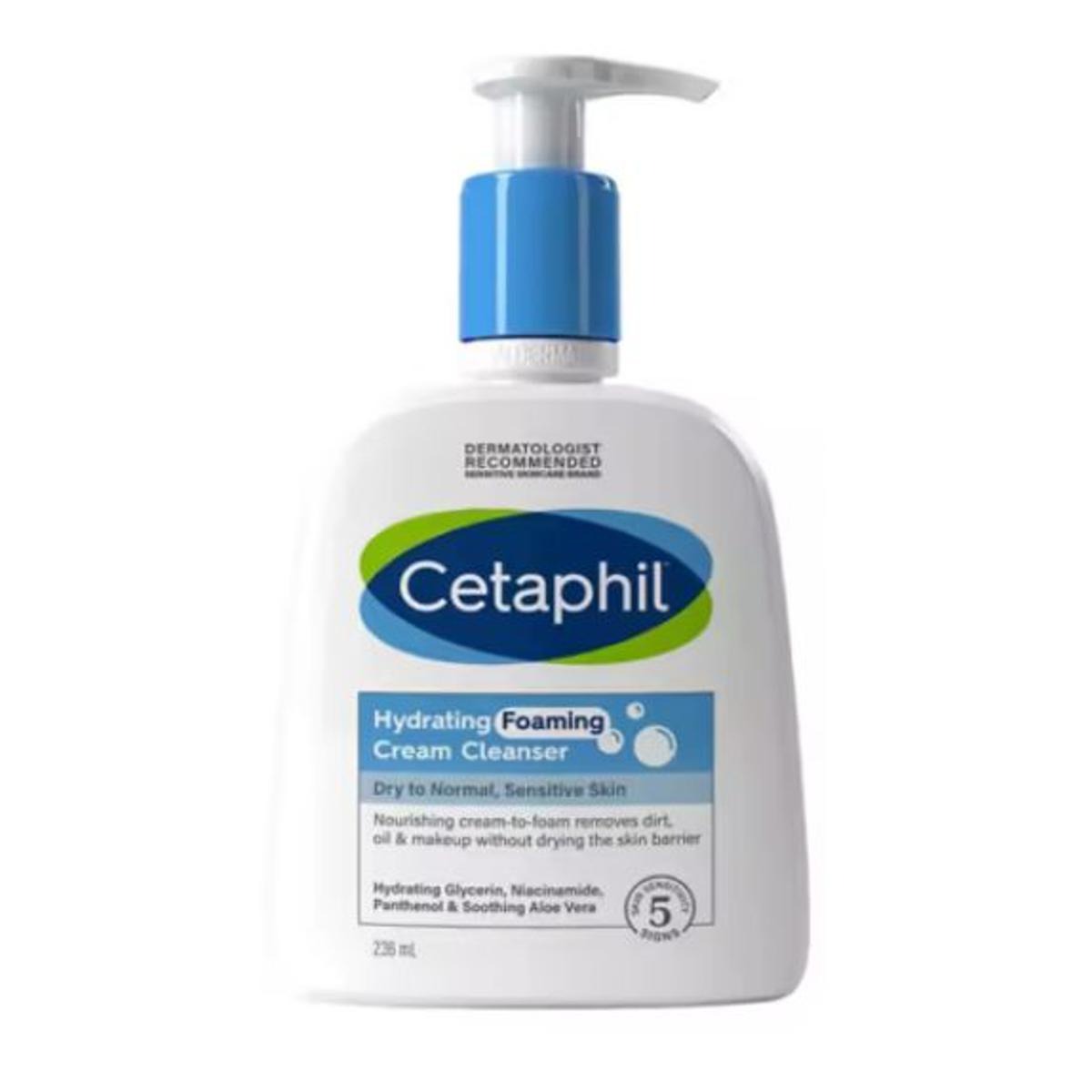 Cetaphil Hydrating Foaming Cream Cleanser