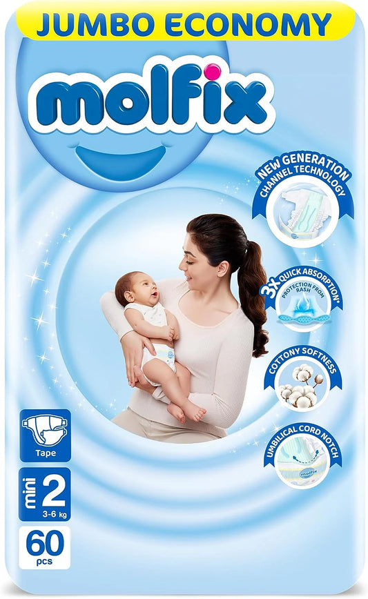 Molfix - Baby Diapers - Jumbo Pack