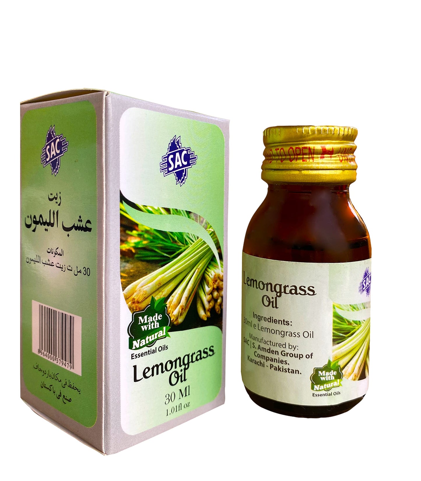 SAC pure Lemongrass Essential Oil 30ml