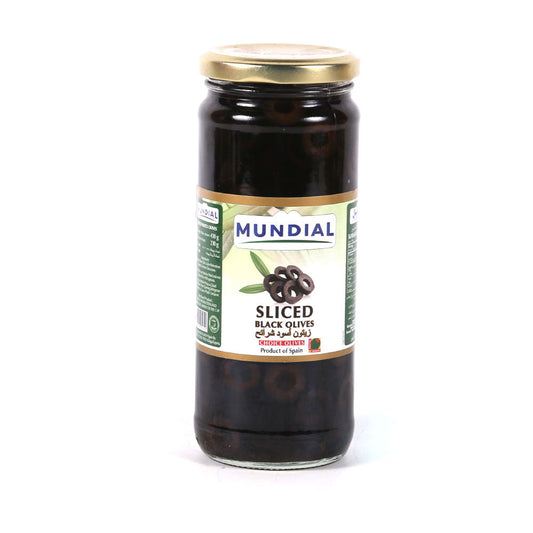 Mundial Sliced Black Olives