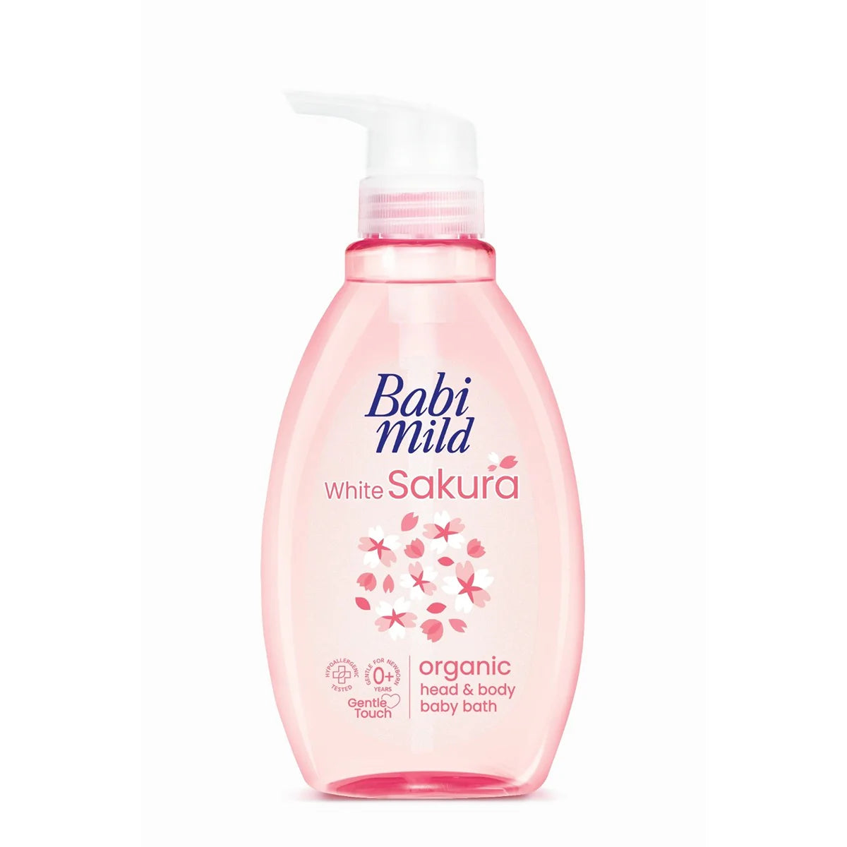 Babi Mild Ultra Mild Head & Body Baby Bath White Sakura 380ml