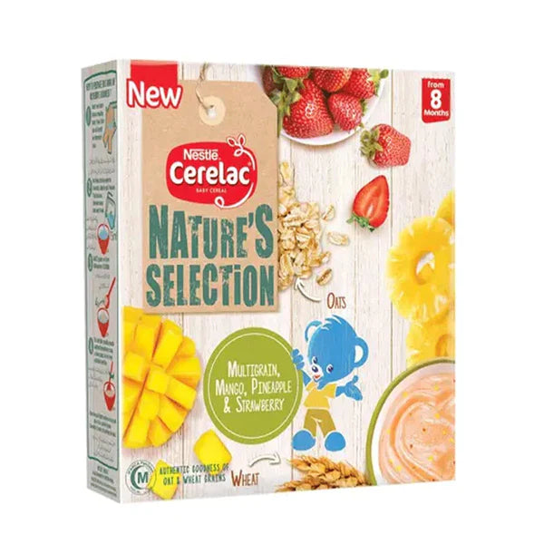 Nestle Cerelac Multigrain,mango,pineapple & Strawberry 175g