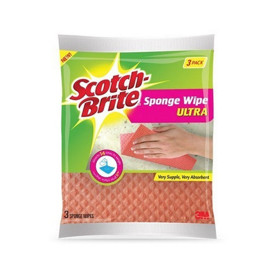 Scotch Brite Sponge Wipes 3Pcs