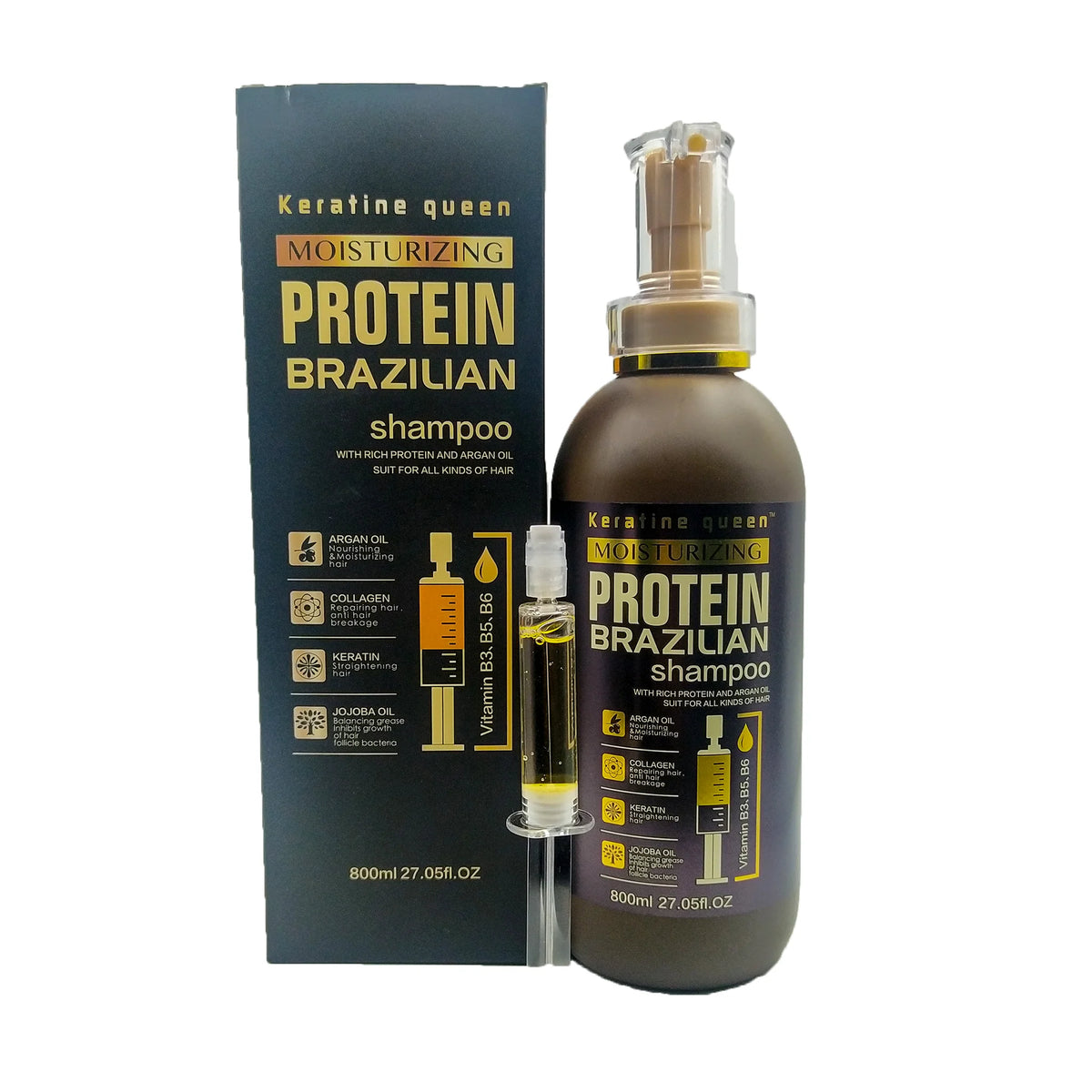 KERATIN QUEEN BRAZILIAN SHAMPOO 800ML