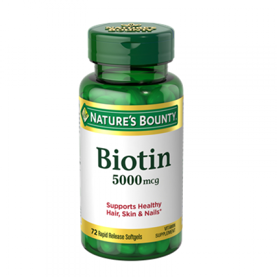 Nature's Bounty Biotin 5000 mcg