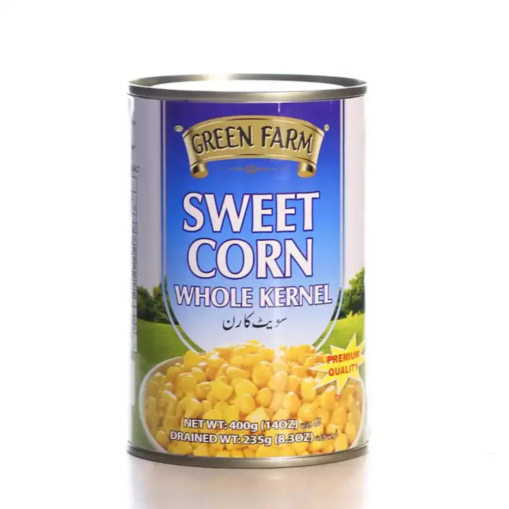 GREEN FARM SWEET CORN WHOLE KERNAL 400g