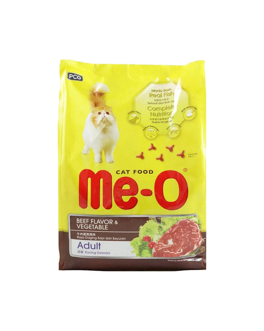 Me-O Adult Beef & Vegetable Flavor Cat Food 1.2KG