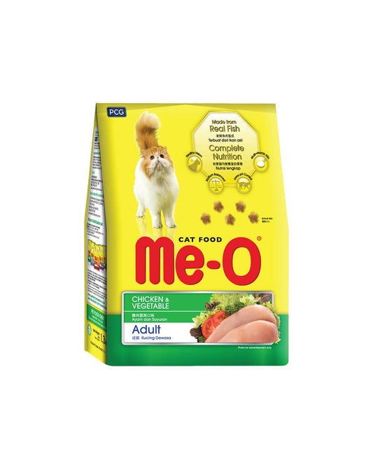 Me-O Adult Chicken & Vegetable Cat Food 1.2KG