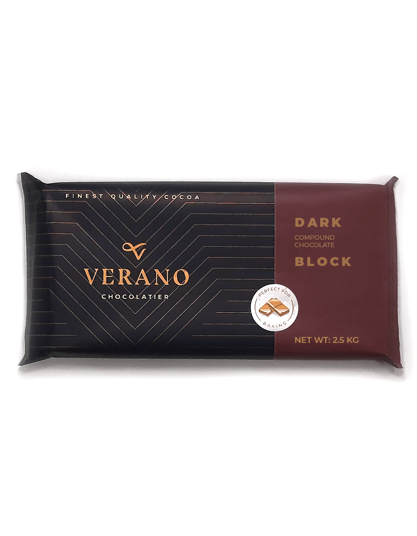 Verano Dark Compound Chocolate – 2.5 Kg Bar