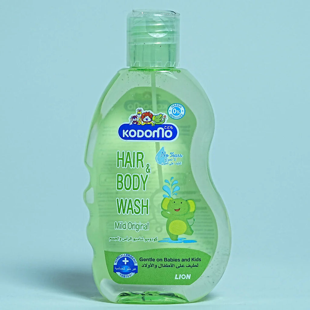 Kodomo Baby Hair Body Wash Gentle Mild for Sensitive Skin