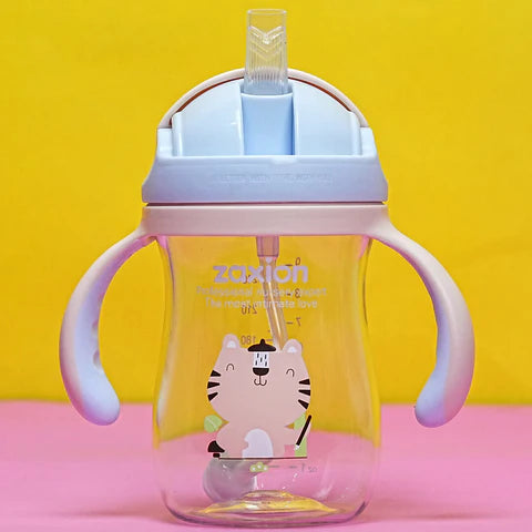 Zaxion Tritan Sippy Cup with Leakproof Slide Lid - Perfect for Toddlers in Pakistan