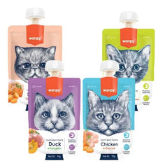 Wanpy Creamy Cat Treats, 90g