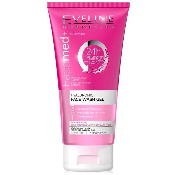 Eveline Facemed+ Hyaluronic Face Wash Gel  |150ml