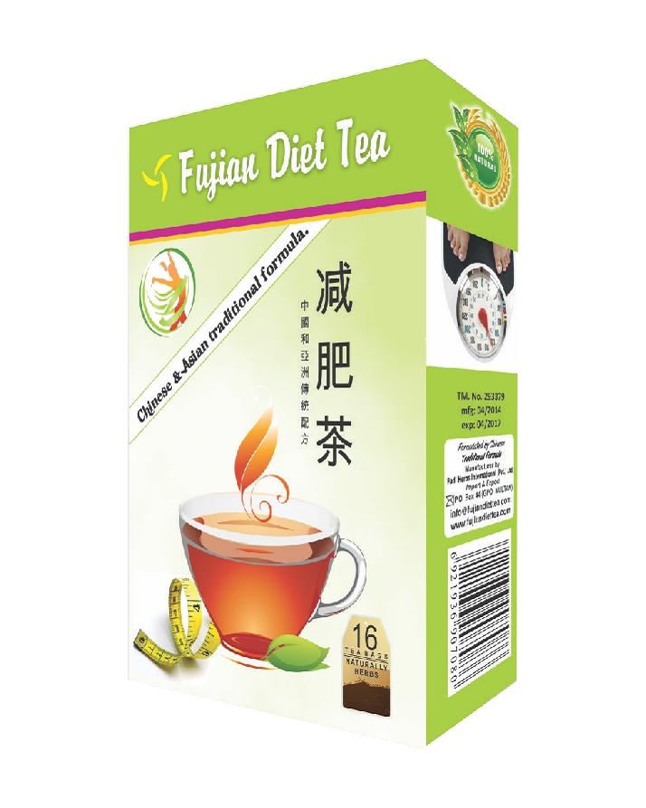 Fujian Diet Tea - Box Of 16 Tea Bags