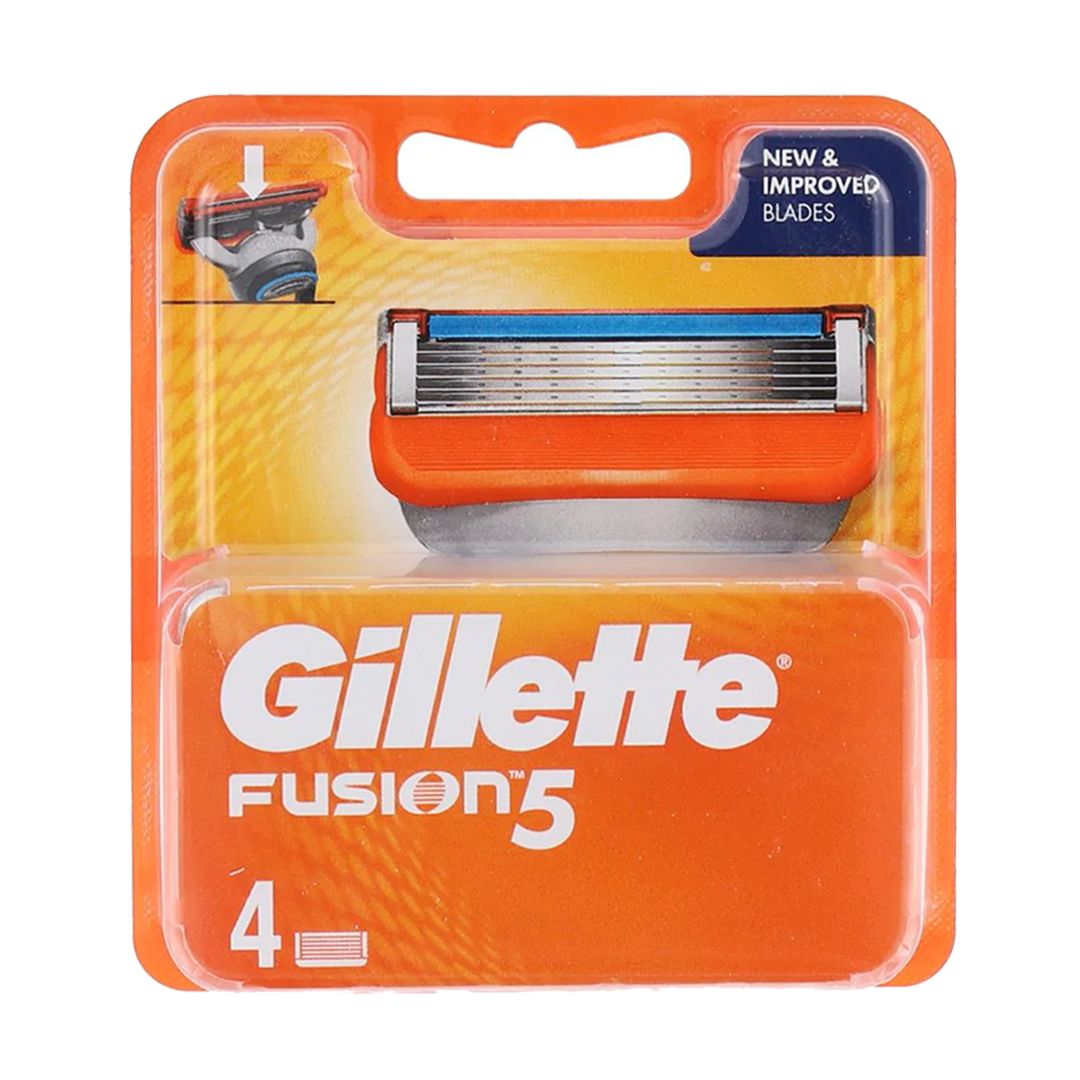 Gillette Fusion 5 Razor Blade Refills, 4